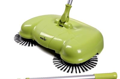 大拇指家用手推式潔地機 第二代不用電的掃地吸塵新革命